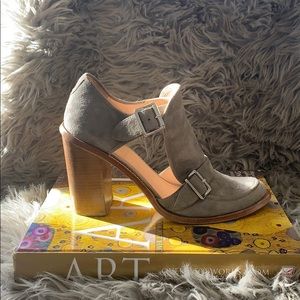 The Office of Angela Scott Suede Heels Size 41